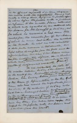 Lot #8 Martin Van Buren Handwritten Manuscript on J. Q. Adams - Image 8