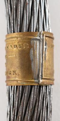 Lot #175 Cyrus W. Field: Transatlantic Telegraph Cable Relic by Tiffany's - Image 5