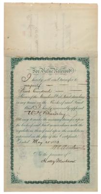 Lot #169 John D. Rockefeller, Henry Flagler, and Jabez A. Bostwick Document Signed - Image 2