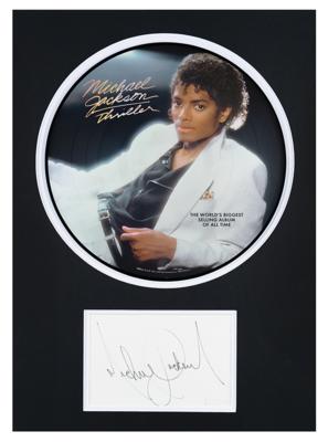 Lot #695 Michael Jackson Signature