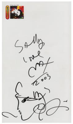 Lot #543 Peter Max Signed Sketch