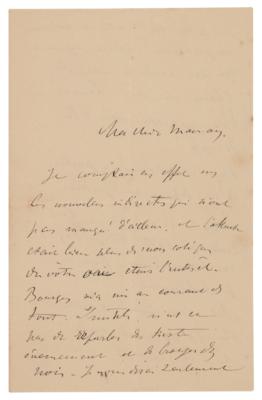 Lot #529 Henri de Toulouse-Lautrec Autograph Letter Signed - Image 1