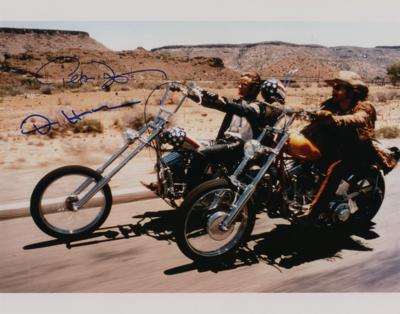 Lot #750 Easy Rider: Fonda and Hopper Signed Photograph - Image 1