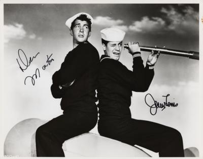 Lot #793 Dean Martin and Jerry Lewis Signed