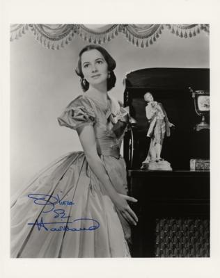 Lot #743 Olivia de Havilland Signed Photograph