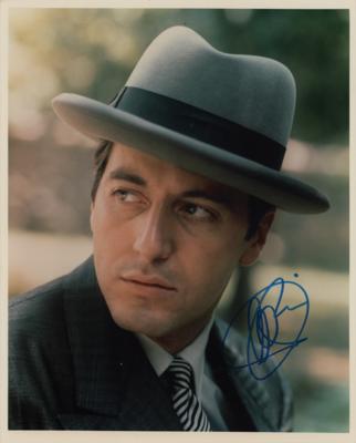 Lot #809 Al Pacino Signed Photograph