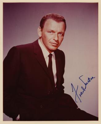 Lot #836 Frank Sinatra Signed Photograph