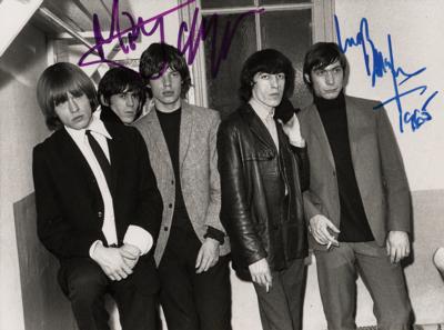 Lot #679 Rolling Stones: Jagger and Wyman Signed Photograph - Image 1