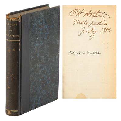 Lot #33 Chester A. Arthur Signed Book - Image 1