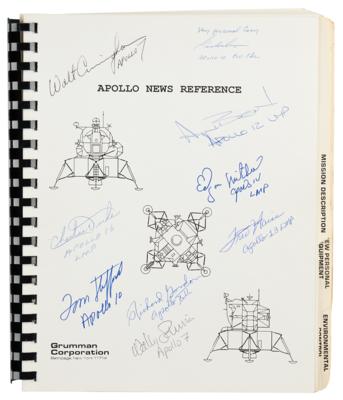 Lot #469 Apollo Astronauts (9) Signed Manual - Image 1