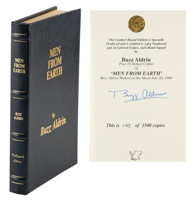 Lot #466 Buzz Aldrin Signed Book - Image 1