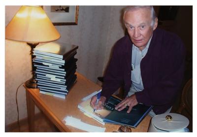 Lot #466 Buzz Aldrin Signed Book - Image 4