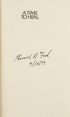 Lot #114 Richard Nixon, Jimmy Carter, and Gerald Ford (3) Signed Books - Image 4