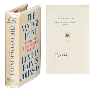 Lot #89 Lyndon B. Johnson Signed Book