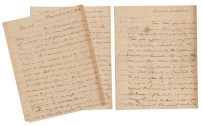 Lot #147 George Washington: Samuel Bayard (2) Autograph Letters Signed - Image 1