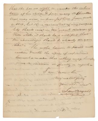Lot #147 George Washington: Samuel Bayard (2) Autograph Letters Signed - Image 2