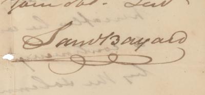 Lot #147 George Washington: Samuel Bayard (2) Autograph Letters Signed - Image 3