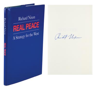 Lot #110 Richard Nixon Signed Book