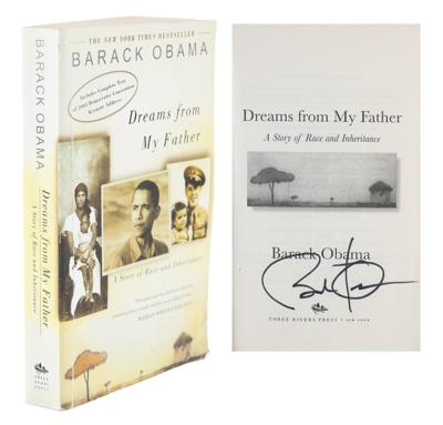 Lot #117 Barack Obama Signed Book
