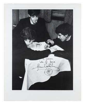 Lot #623 Beatles: Paul McCartney Signed Print - Image 1