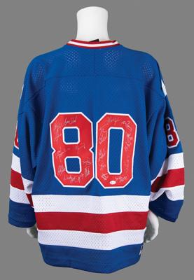 Lot #909 Miracle on Ice Signed Jersey - Image 1