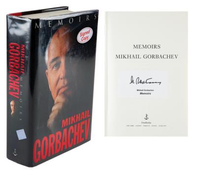 Lot #273 Mikhail Gorbachev Signed Book