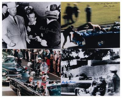 Lot #297 Kennedy Assassination (4) Signed Photographs - Image 1