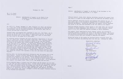 Lot #344 Lee Harvey Oswald: Autograph Manuscript and Souvenir Typescript Signed by the Assassin's Captors - Image 3