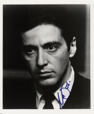 Lot #810 Al Pacino Signed Photograph