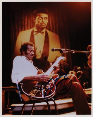 Lot #652 Chuck Berry Signed Photograph