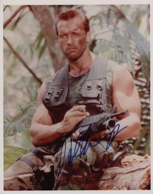Lot #831 Arnold Schwarzenegger Signed Photograph