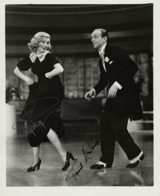 Lot #716 Fred Astaire and Ginger Rogers Signed