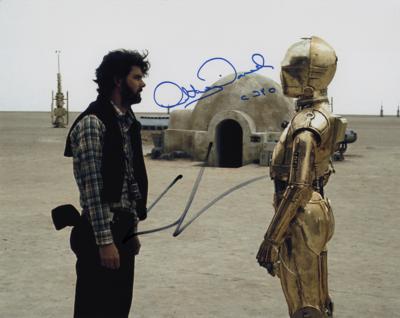 Lot #847 Star Wars: Lucas and Daniels Signed Photograph - Image 1