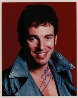 Lot #687 Bruce Springsteen Signed Photograph
