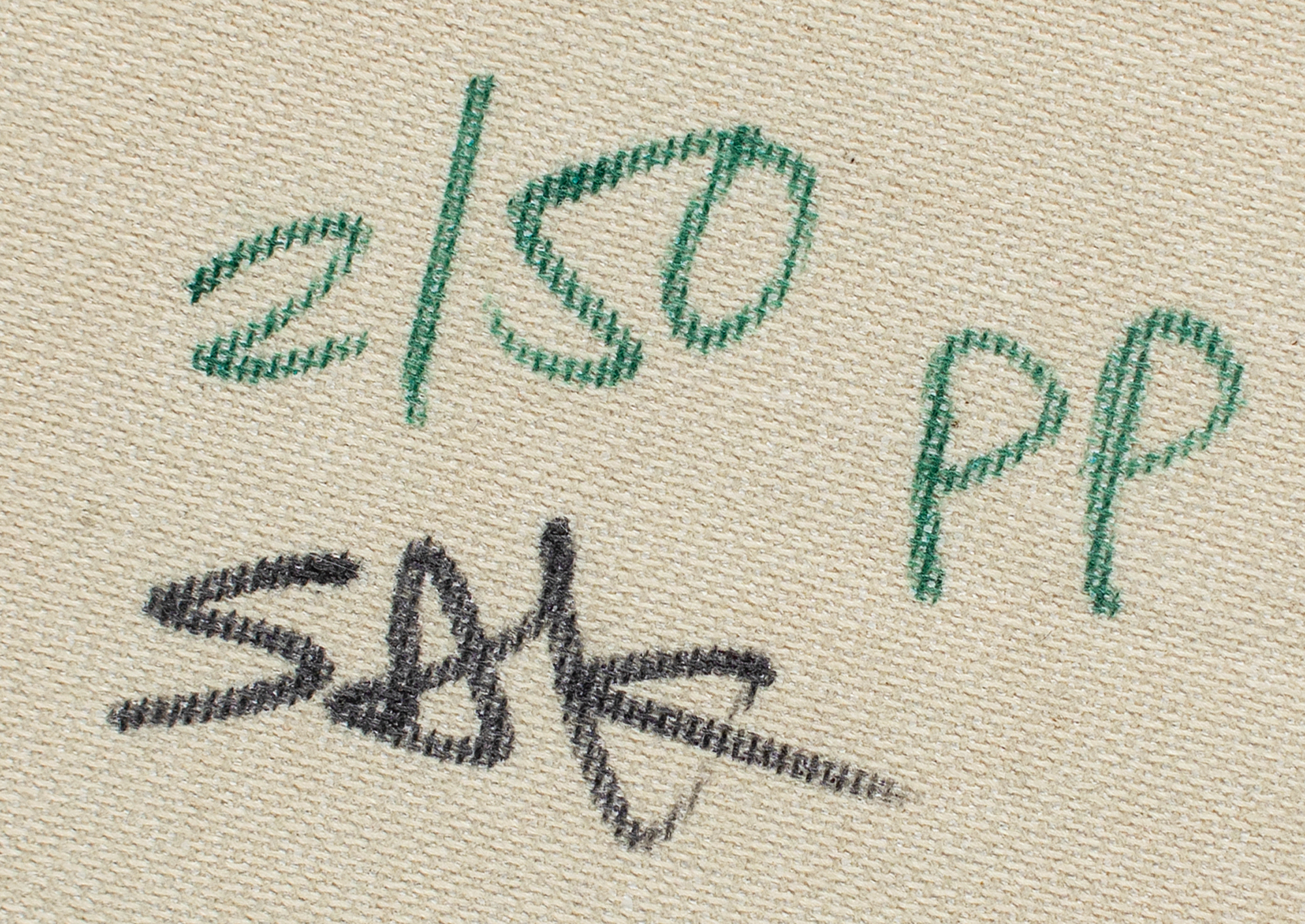 Lot #545 Pablo Picasso: Steve Kaufman Signed Silkscreen - Image 2