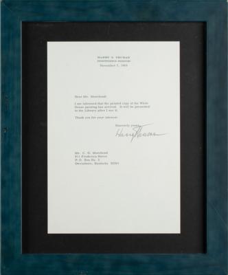 Lot #141 Harry S. Truman Typed Letter Signed - Image 2