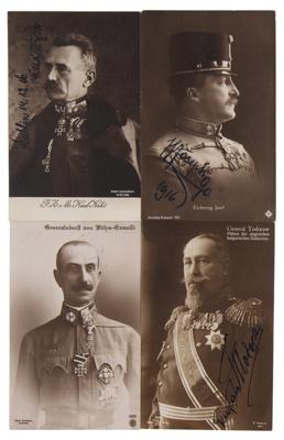 Lot #458 World War I: Austrian and Bulgarian Generals (4) Signed Photographs - Image 1