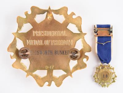 Lot #154 Ellsworth Bunker's Presidential Medal of Freedom with Distinction - Image 2