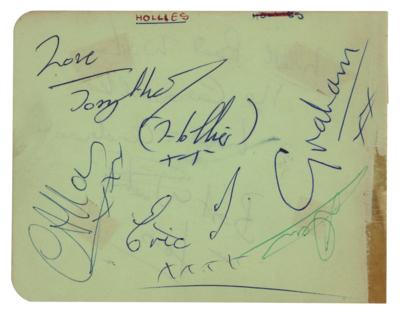 Lot #663 The Hollies Signatures