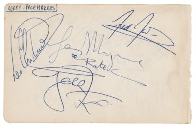 Lot #662 Gerry and the Pacemakers Signatures - Image 1