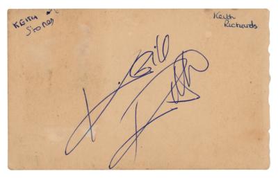 Lot #681 Rolling Stones: Keith Richards Signature - Image 1