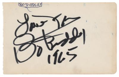 Lot #658 Bo Diddley Signature