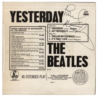 Lot #624 Beatles: Paul McCartney Signed 45 RPM