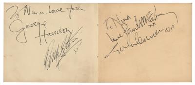 Lot #620 Beatles Signatures - Image 1