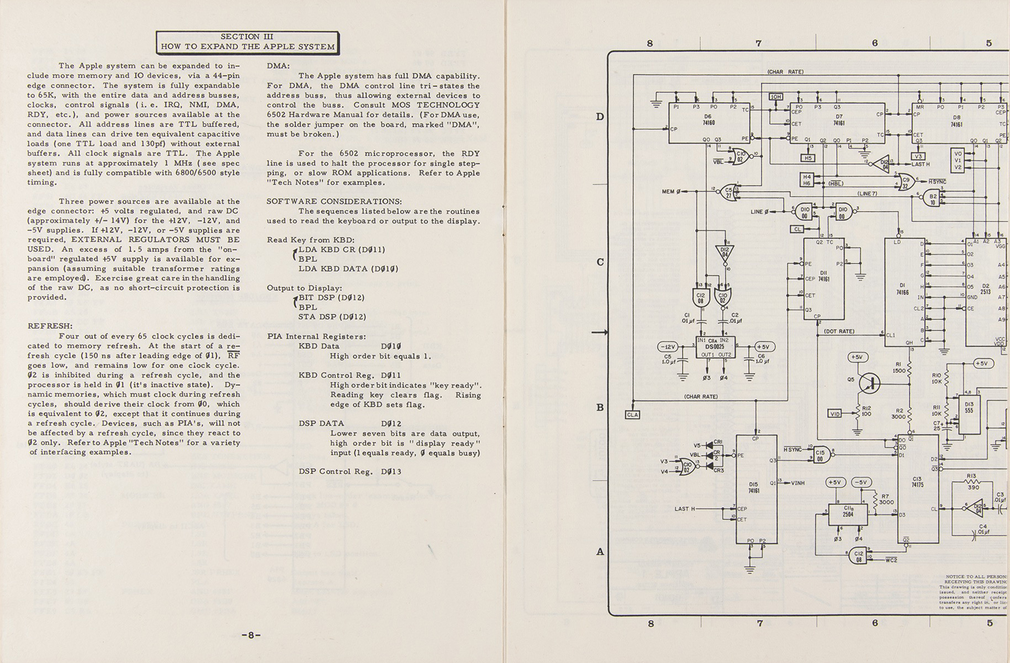 Lot #8025 Apple-1 Computer Operation Manual - Image 6