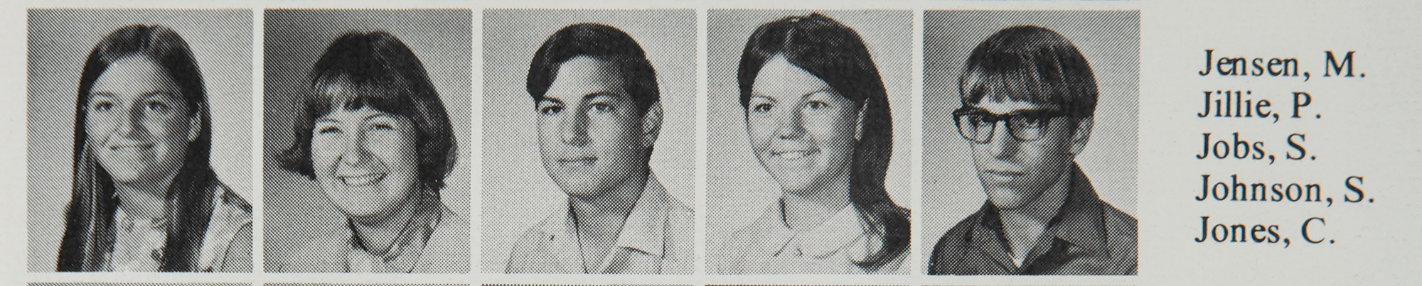 Lot #8018 Steve Jobs Signed 1971 High School Yearbook - Image 3