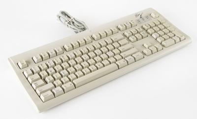 Lot #8043 Steve Wozniak Signed Apple Keyboard