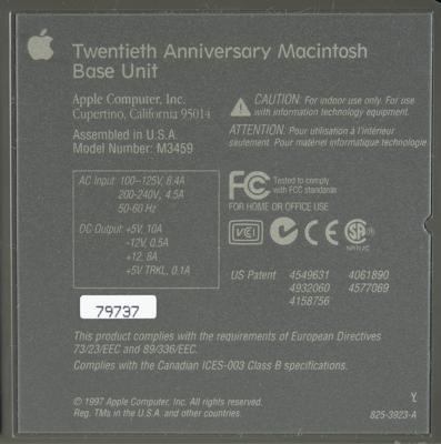 Lot #8055 Apple Twentieth Anniversary Macintosh (TAM) - Image 3