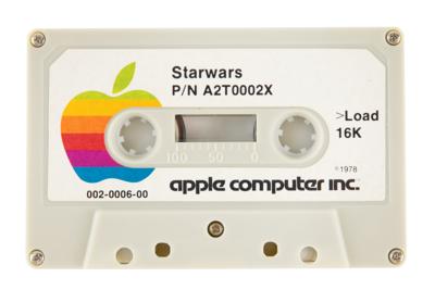 Lot #8049 Apple-Produced 1978 Star Wars/Star Trek Game Cassette - Image 2