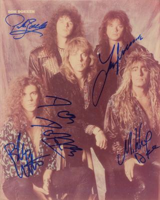 Lot #816 Dokken Signed Photograph - Image 1